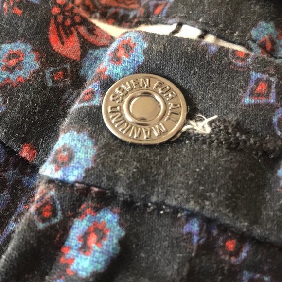 EUC Seven for all Mankind black skinny jeans - Picture 4 of 5